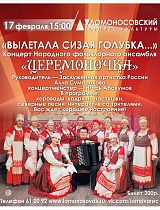 Концертная программа «Вылетала сизая голубка» ансамбля «Церемоночка»